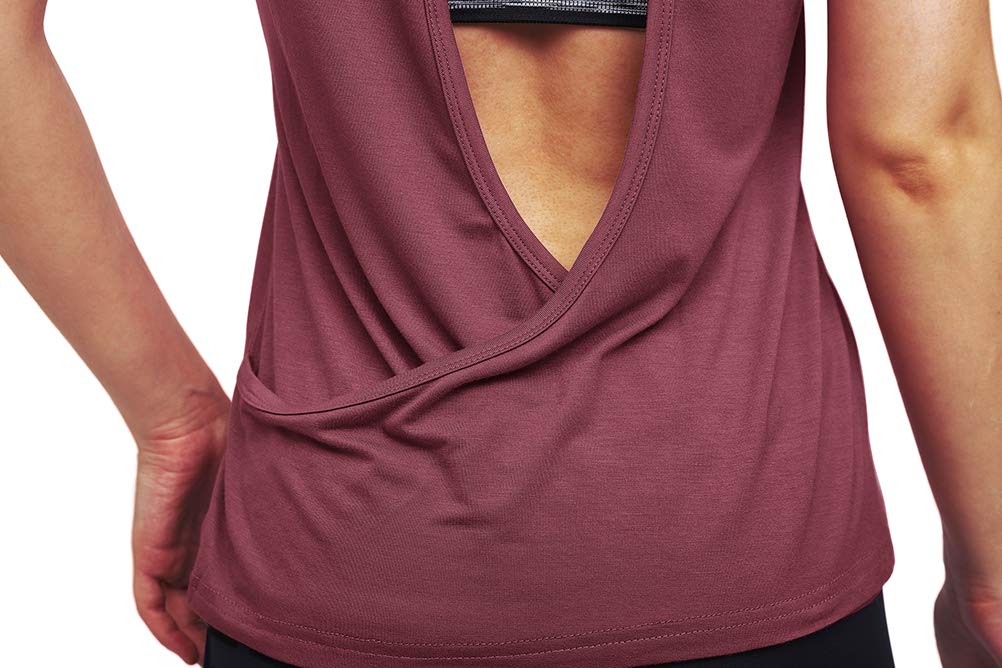 Women's Open Back Workout Tops - Mippo Athletic Yoga Shirts & Running Muscle Tank Tops for Gym, Fitness & Active Lifestyle