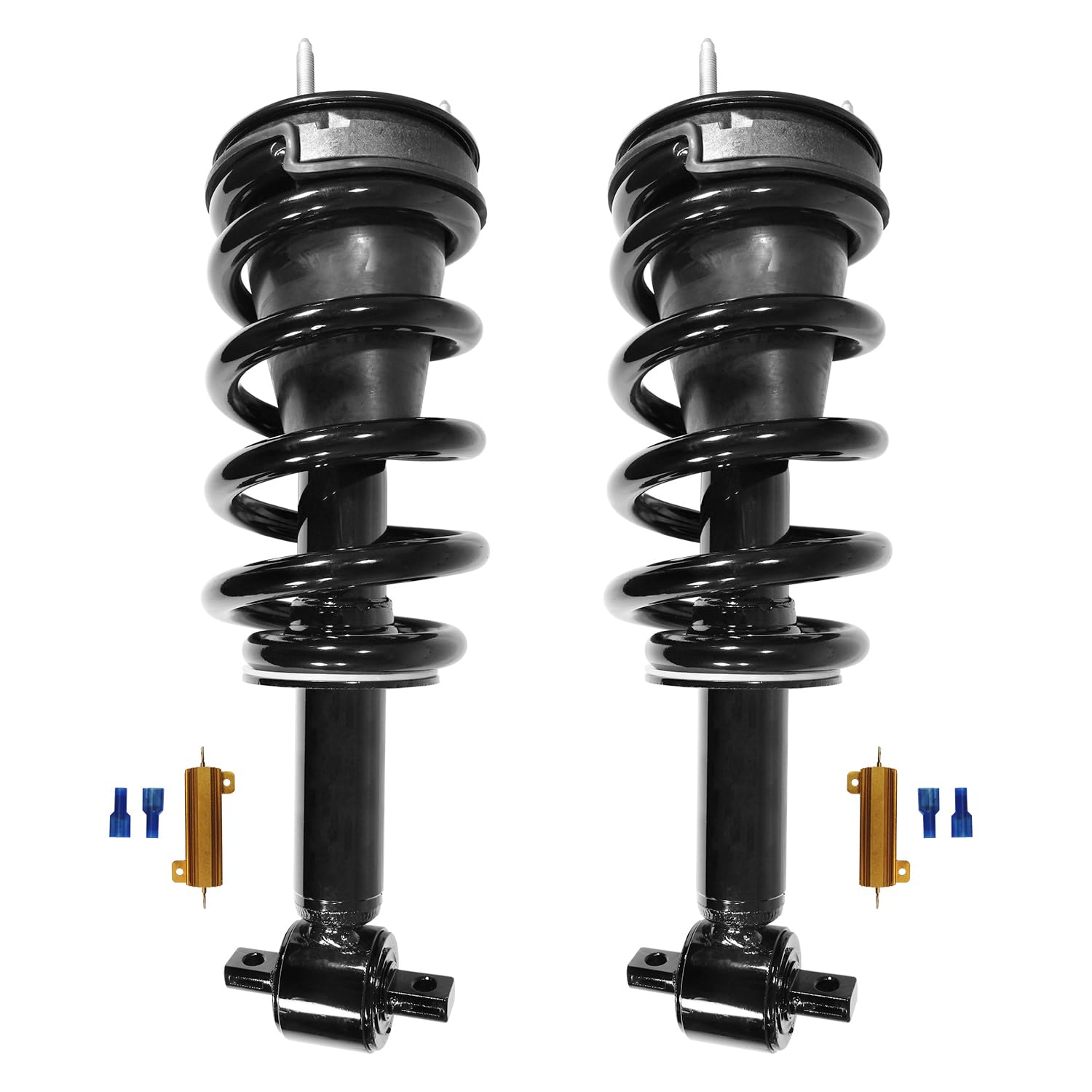 Air Ride Suspension Conversion Kit - Front Struts & Rear Shocks with Coil Springs for 2007-2013 Chevrolet Avalanche - Perfect for Smooth Rides & Enhanced Vehicle Performance