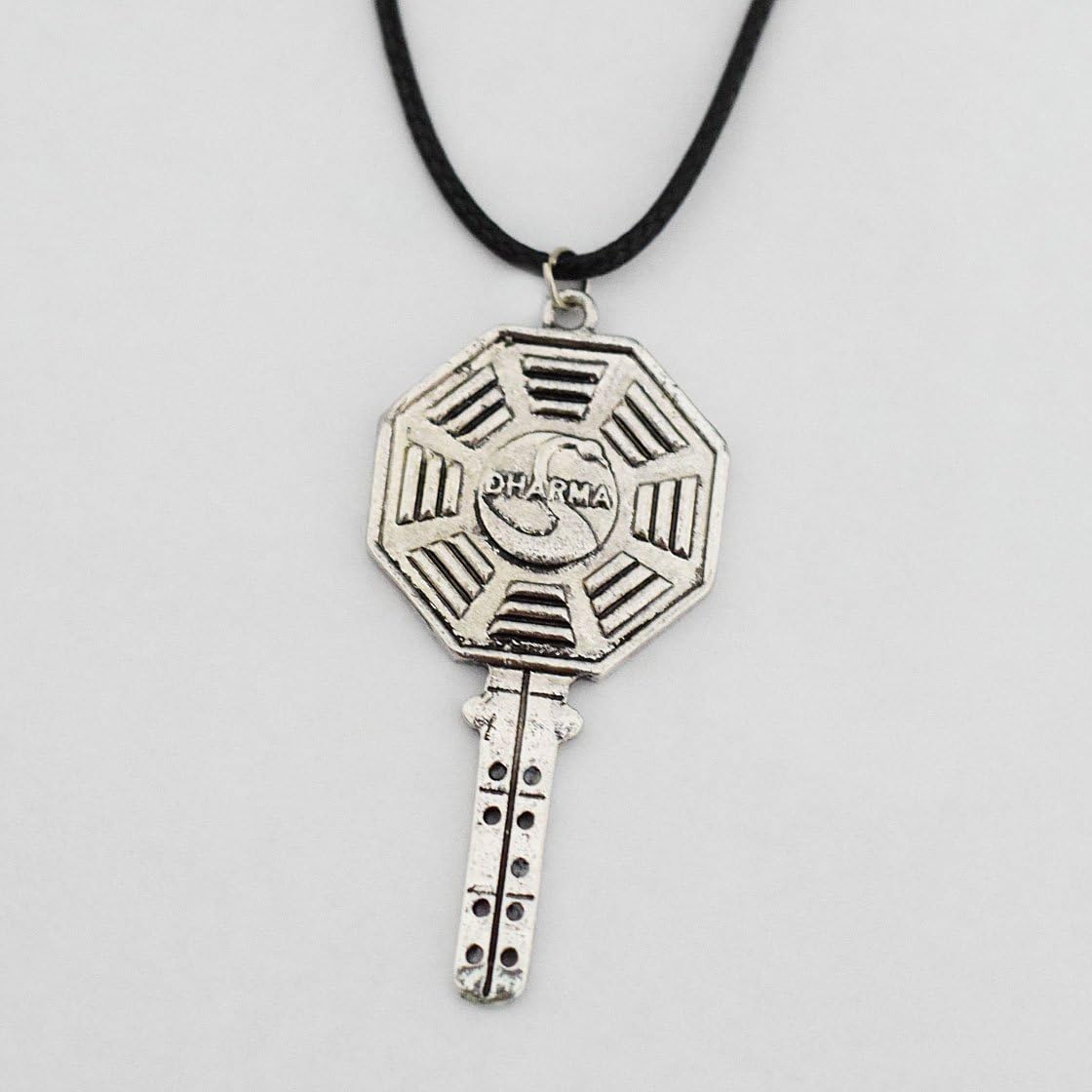 Lost TV Show Swan Station Failsafe Key Necklace - Snow White Swan Key Pendant Jewelry for Women - Perfect Gift for Lost Fans, Cosplay & Everyday Wear