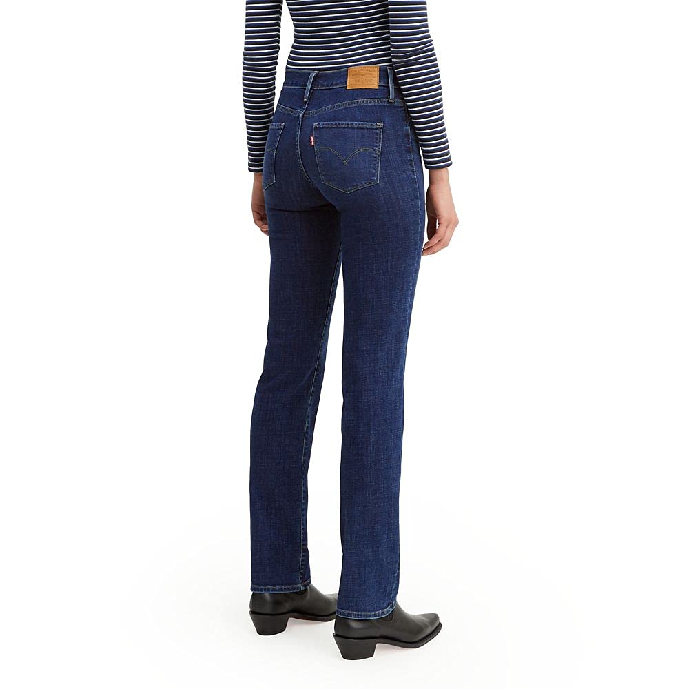 Levi's Women's 314 Shaping Straight Jeans - High Waist Slim Fit Denim Pants for Everyday Casual Wear & Office Outfits