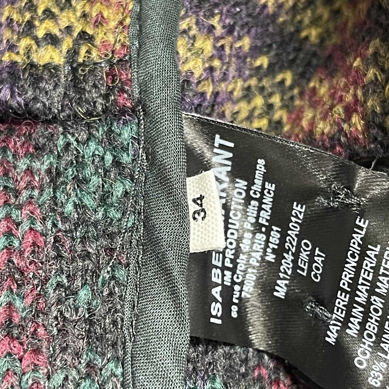 Isabel Marant Leiko 34 Jacket - Women's US Size 2 Black Denim Jacket | Stylish Outerwear for Casual Outings & Date Nights