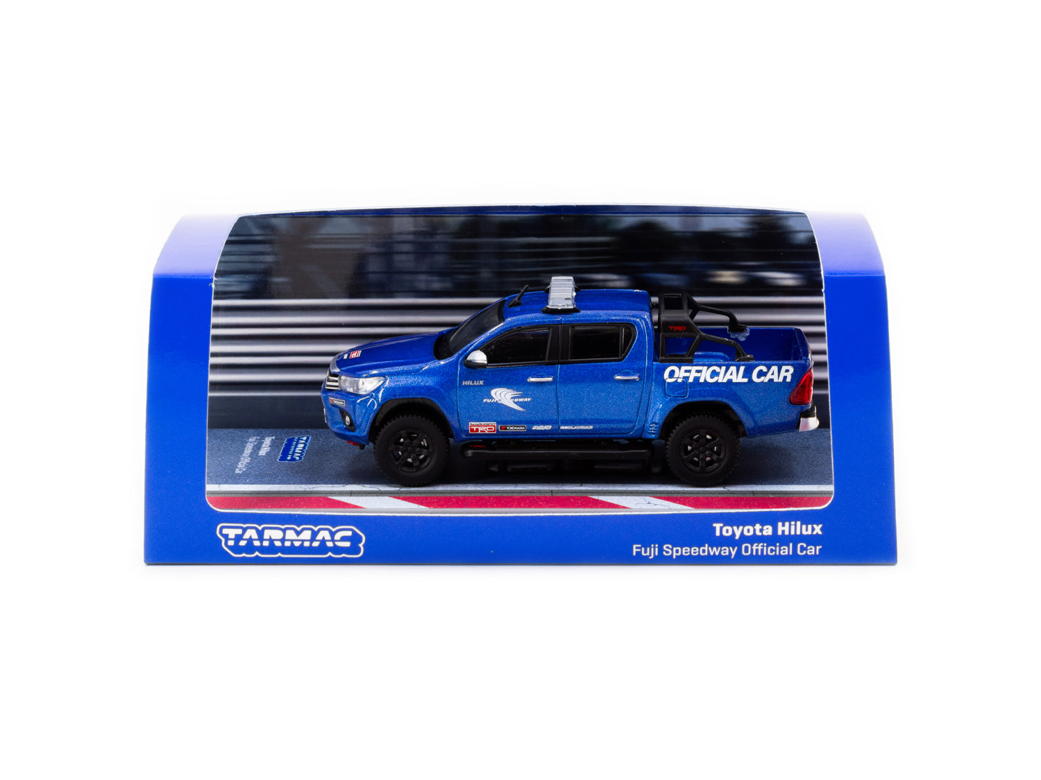 Tarmac Works 1/64 Scale Toyota Hilux Fuji Speedway Official Diecast Model Car - HOBBY64 Collection for Racing Enthusiasts & Diecast Collectors - Perfect for Display, Racing Dioramas, and Gift Giving