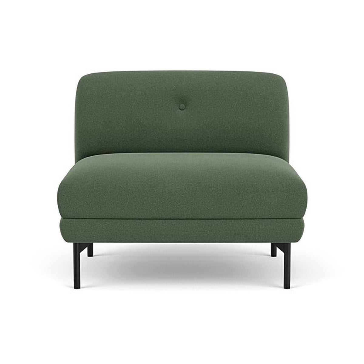 Alfred Fabric Modular Sectional Sofa (Armless) - Modern Living Room Furniture for Small Spaces & Apartments