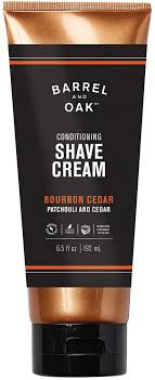 Premium Bourbon Cedar Conditioning Shave Cream for Men - Ultra Hydrating & Soothing for Sensitive Skin - Perfect for Daily Shaving & Grooming Routine