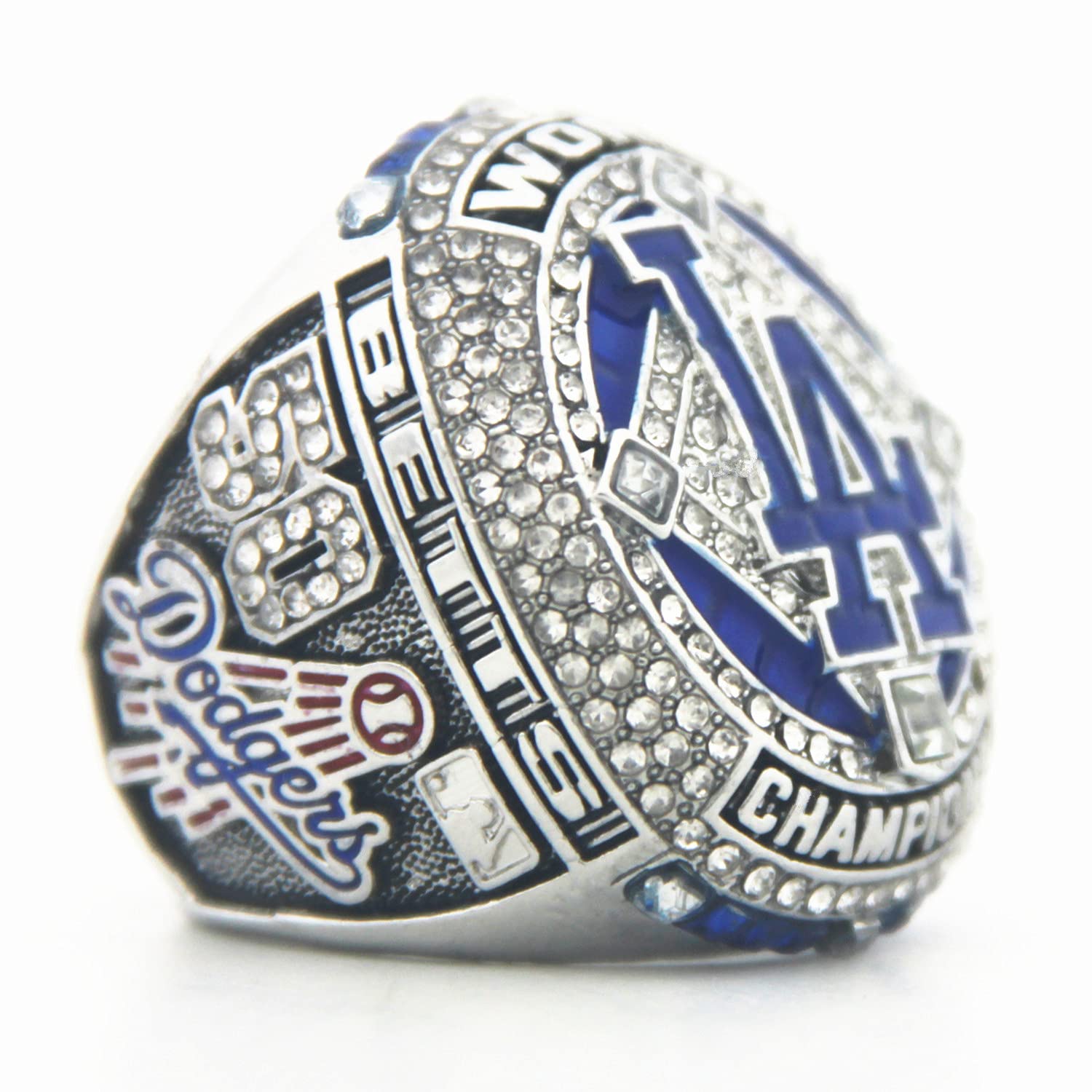2020 LA World Champions Ring with Wooden Box - Championship Ring Gift for Men, Women, Kids & Fathers - Perfect for Sports Fans, Collectors & Special Occasions
