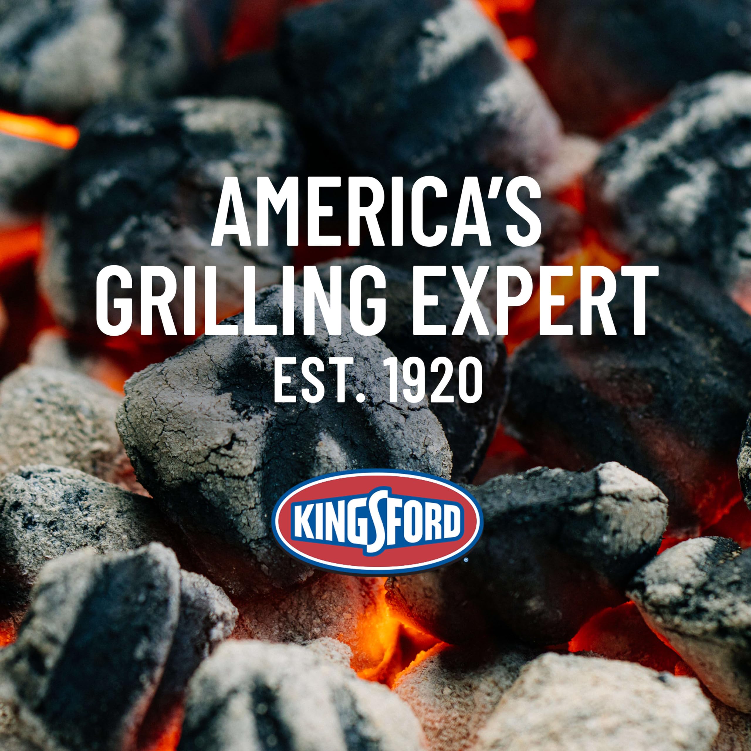 Kingsford Match Light Instant Charcoal Briquettes - 8 lbs Quick Lighting BBQ Charcoal for Grilling, Smoking & Outdoor Cooking | Perfect for Backyard BBQs, Camping & Tailgating Parties