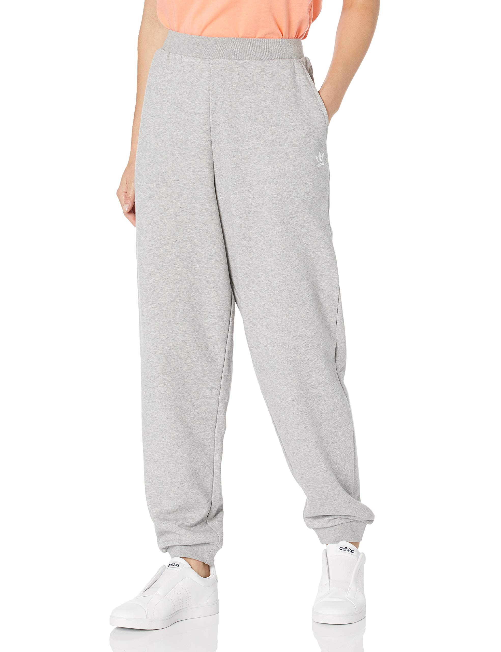 Adidas Originals Women's Trefoil Essentials Cuffed Jogger Pants - Casual Lounge & Streetwear for Everyday Comfort