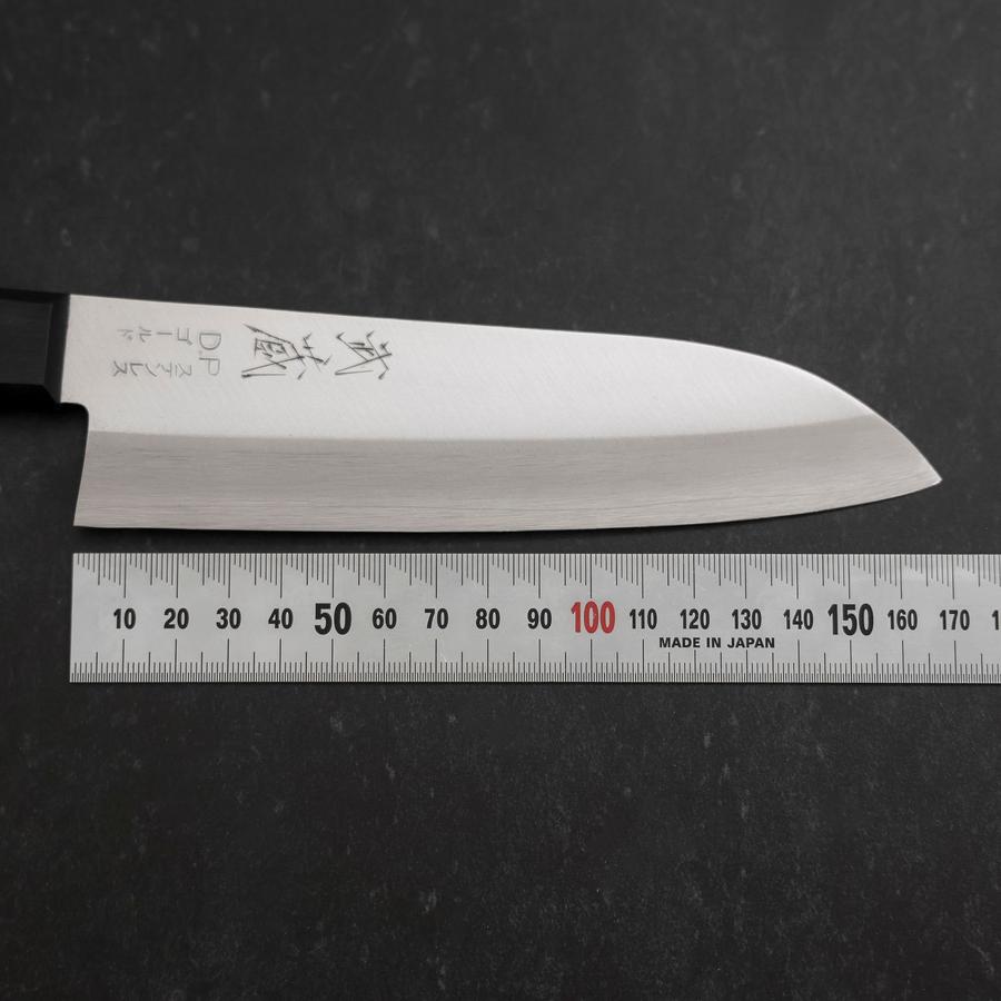 Premium Santoku Knife 135mm - VG-1 Stainless Steel Blade with Polished Finish & Ergonomic Black Handle - Perfect for Slicing, Dicing, and Chopping Vegetables, Meat, and Fish