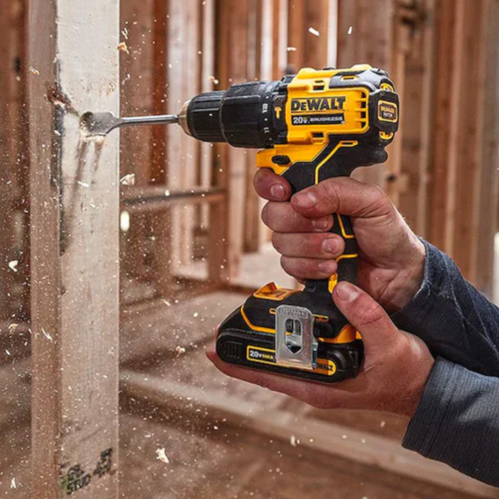 DEWALT DCK279C2 20V Max Brushless Hammer Drill & Impact Driver Combo Kit (Refurbished) - Professional Power Tools for Construction, Woodworking & DIY Projects