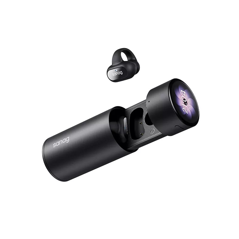 Sanag S10 Ear Clip Wireless Bluetooth Headphones - Open-Ear Air Conduction Sport Headset for Running, Cycling & Workout - Sweatproof Lightweight Comfort Fit