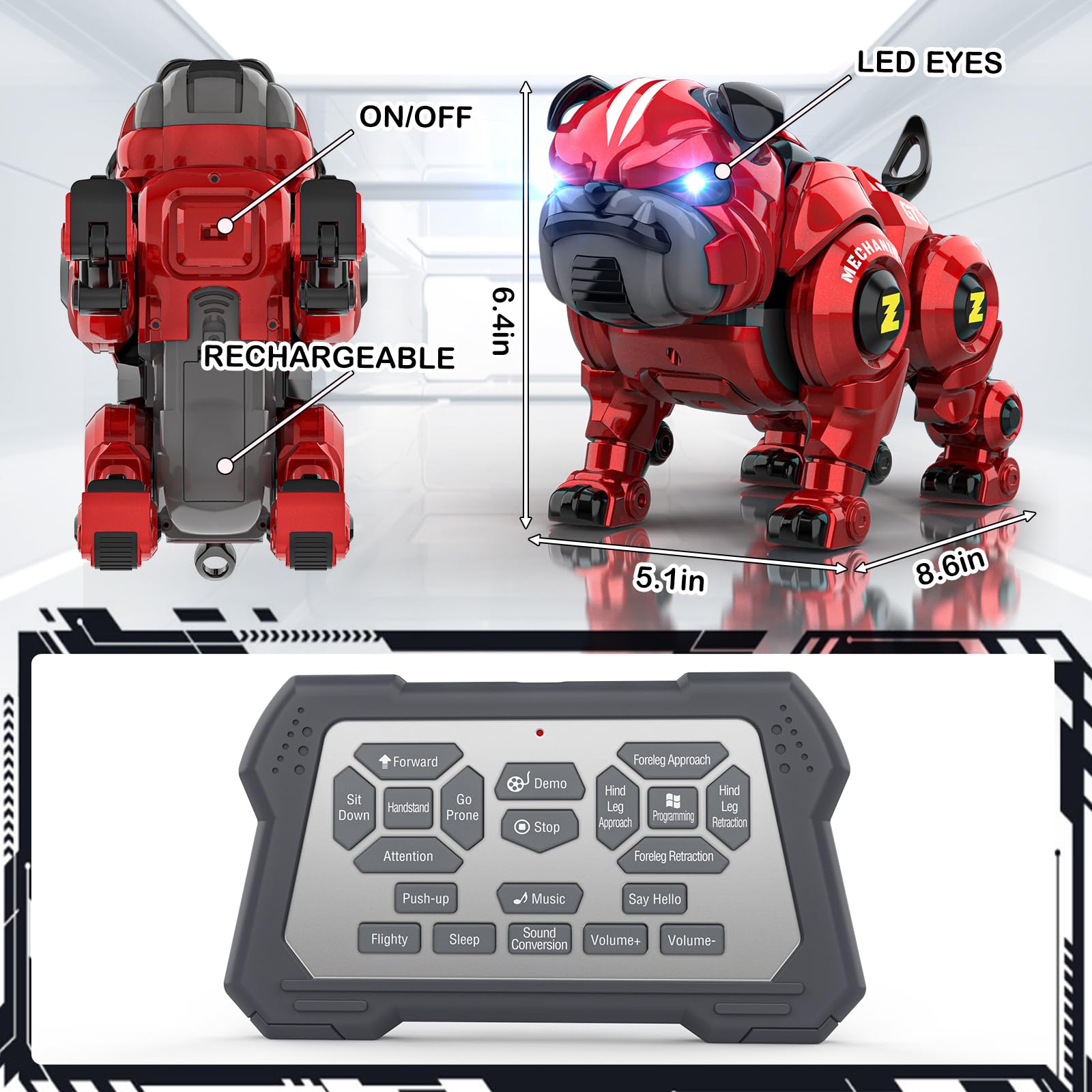 Best Hammering Pounding Toy & Interactive Robot Dog - STEM Learning Gift for Toddlers & Kids | Fun Educational Toy for Early Childhood Development & Pretend Play