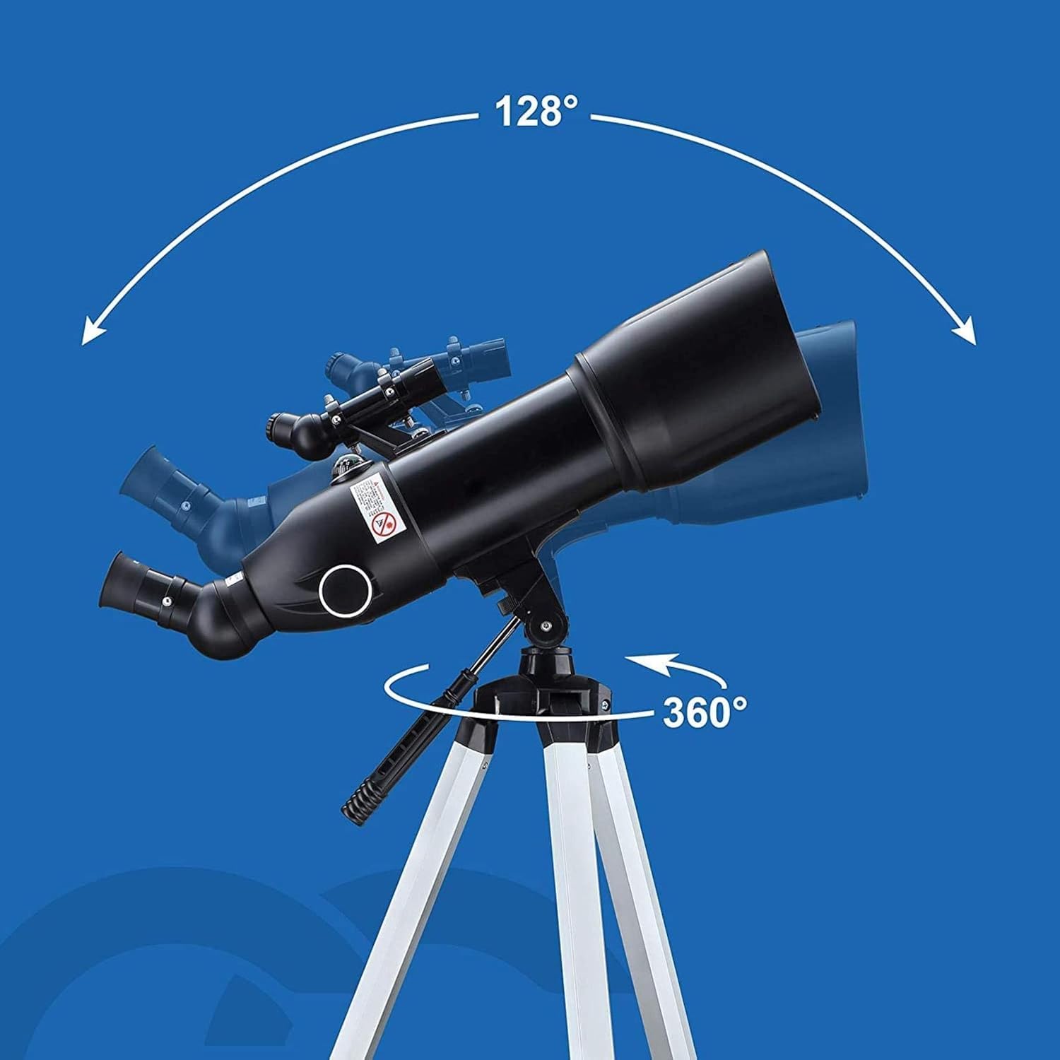 16-133X High Power Binoculars & Astronomical Telescope with Tripod Stand | Portable Monocular for Moon Watching, Stargazing, Birding | Includes Phone Adapter & Carrying Bag for Indoor/Outdoor Adventures