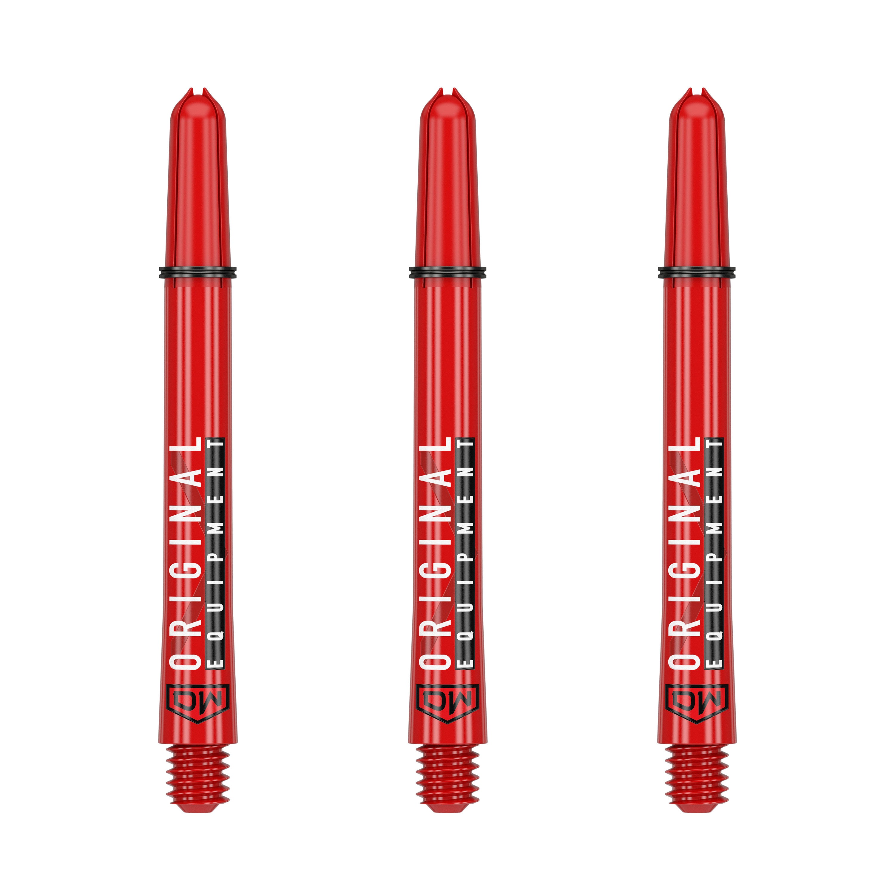 DART WORLD Clinch Darts Shafts 3PK - Premium Dart Accessories for Professional Players | Perfect for Bars, Tournaments & Home Practice (Red)