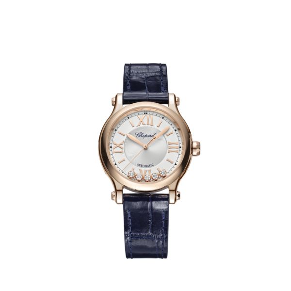 Chopard Happy Sport Ethical Rose Gold & Diamonds Ladies Watch - Luxury Women's Timepiece for Special Occasions & Everyday Elegance