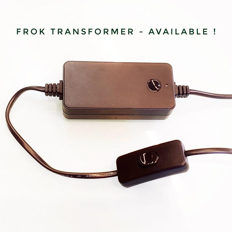 FROK Submersible LED Light with 5 Color Modes & Remote Control - Adjustable Length 40-180cm for Aquariums, Pools, and Outdoor Water Features