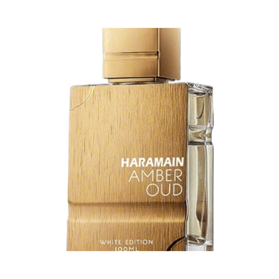 Amber Oud White Edition Eau De Parfum 100ml - Luxury Arabian Perfume for Women & Men, Long Lasting Fragrance for Date Night & Special Occasions