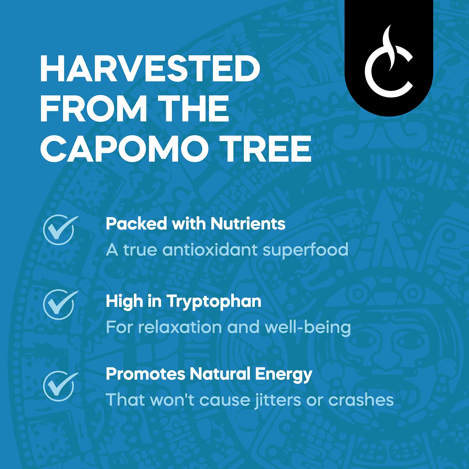 Organic Cafe Capomo Maya Nut Herbal Coffee Substitute - Caffeine Free, Acid Free, Dark Roast Coffee Alternative (11 oz) | Premium Herbal Beverage for Relaxation & Digestion | Perfect for Evening Sipping & Wellness Rituals