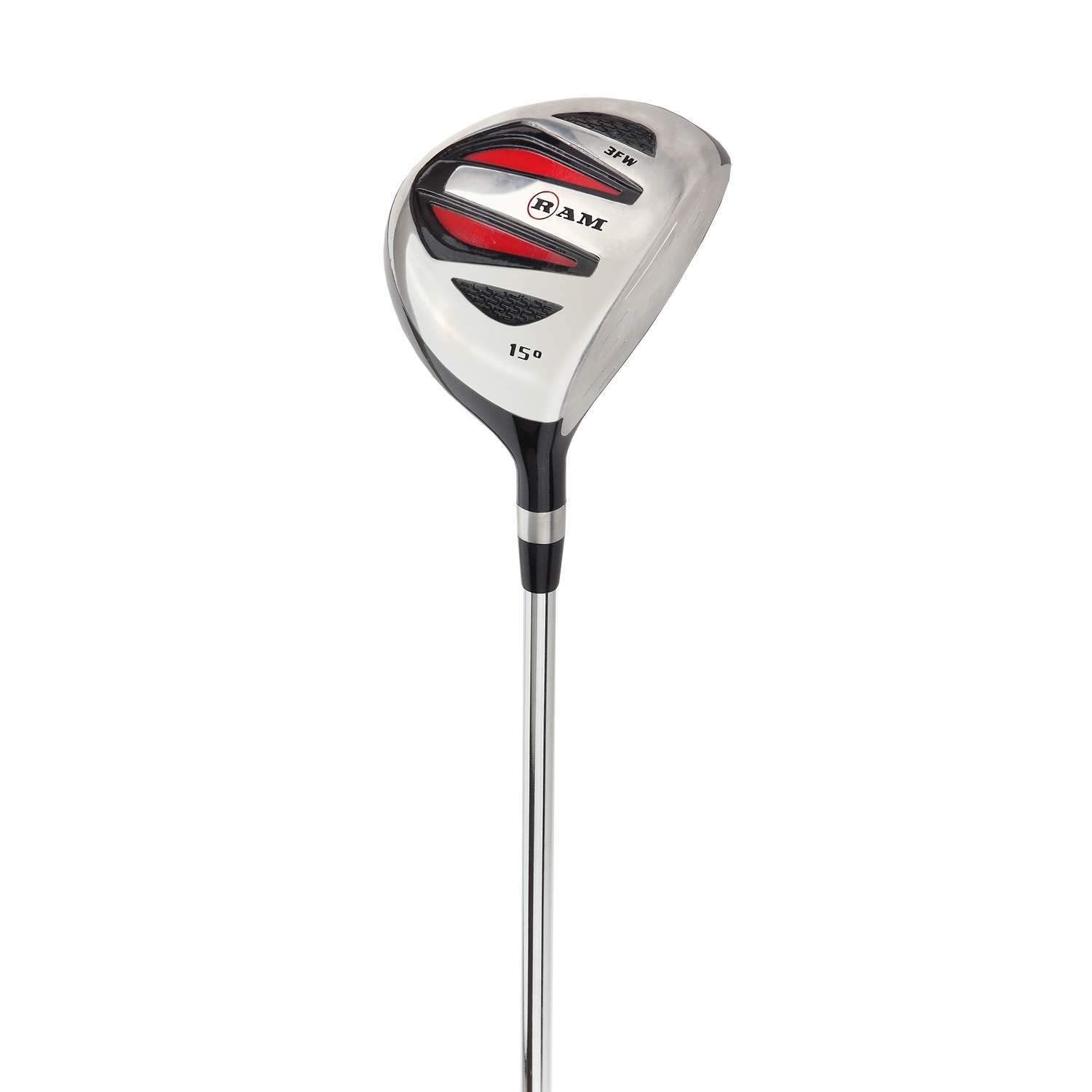 Ram Golf SGS Men's Fairway Wood with Headcover - Steel Shaft - Perfect for Driving Range & Course Play
