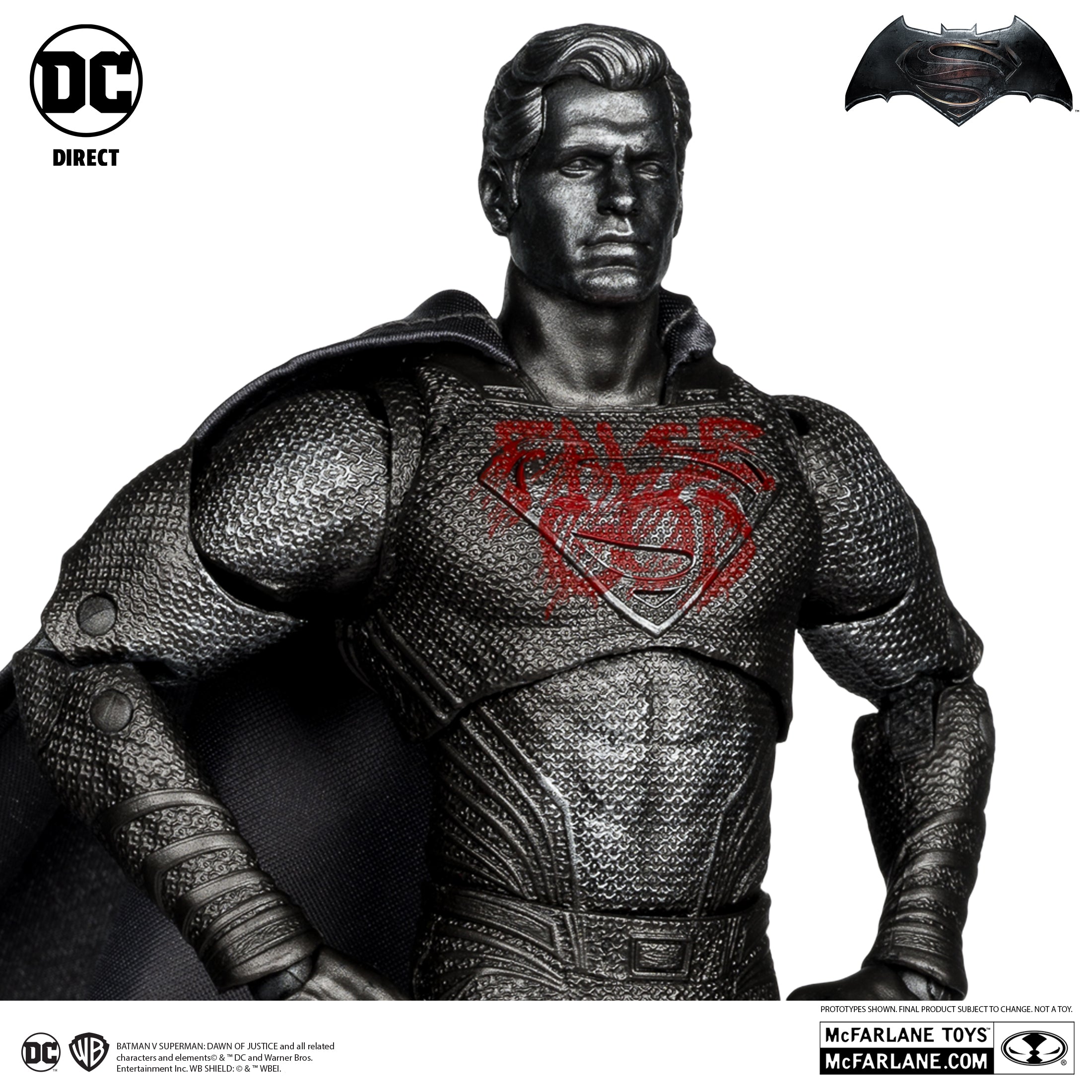 Superman (False God) Platinum Edition Action Figure - Batman v Superman: Dawn of Justice DC Multiverse Collectible - Perfect for Display, Gifts & DC Fans