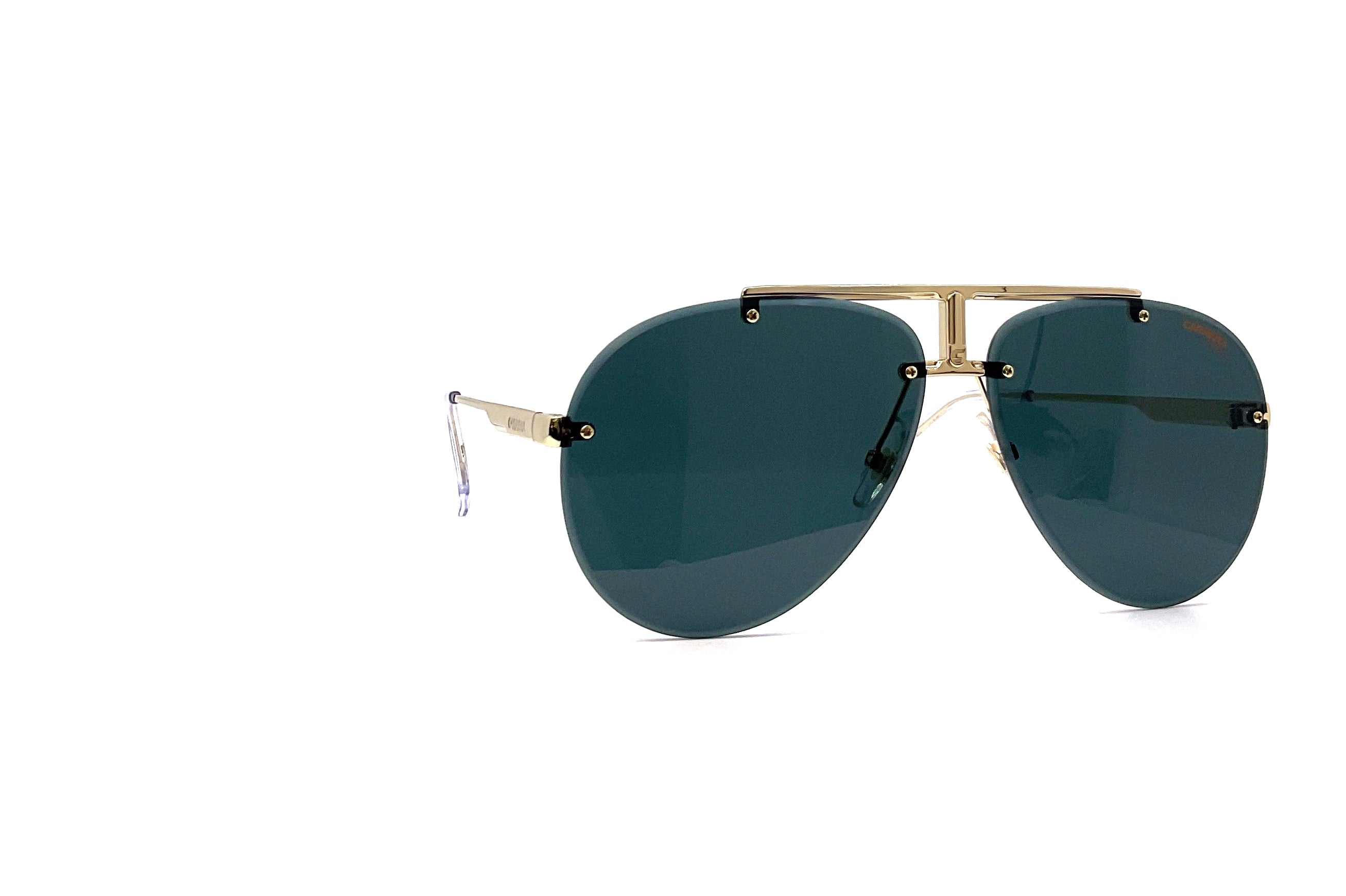 Carrera 1032/S Sunglasses - Gold & Green Aviator Style for Men & Women | UV Protection, Fashion Accessory for Outdoor Sports, Driving & Travel