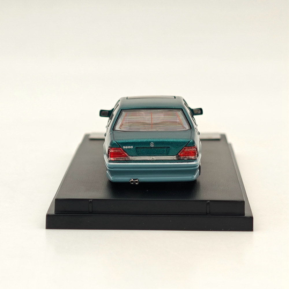 1:64 Scale Street Weapon Mercedes Benz W140 S600 Green Limited Edition (499 Pieces) Diecast Model Car - Perfect for Collectors, Display, and Racing Scenes
