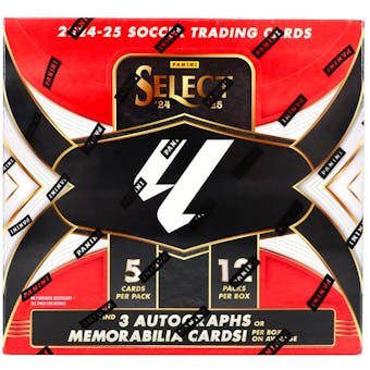 2024-2025 Panini Select La Liga Soccer Hobby Box - Premium Trading Cards for Collectors & Fantasy League Fans - Perfect for Gifts, Investments & Game Nights