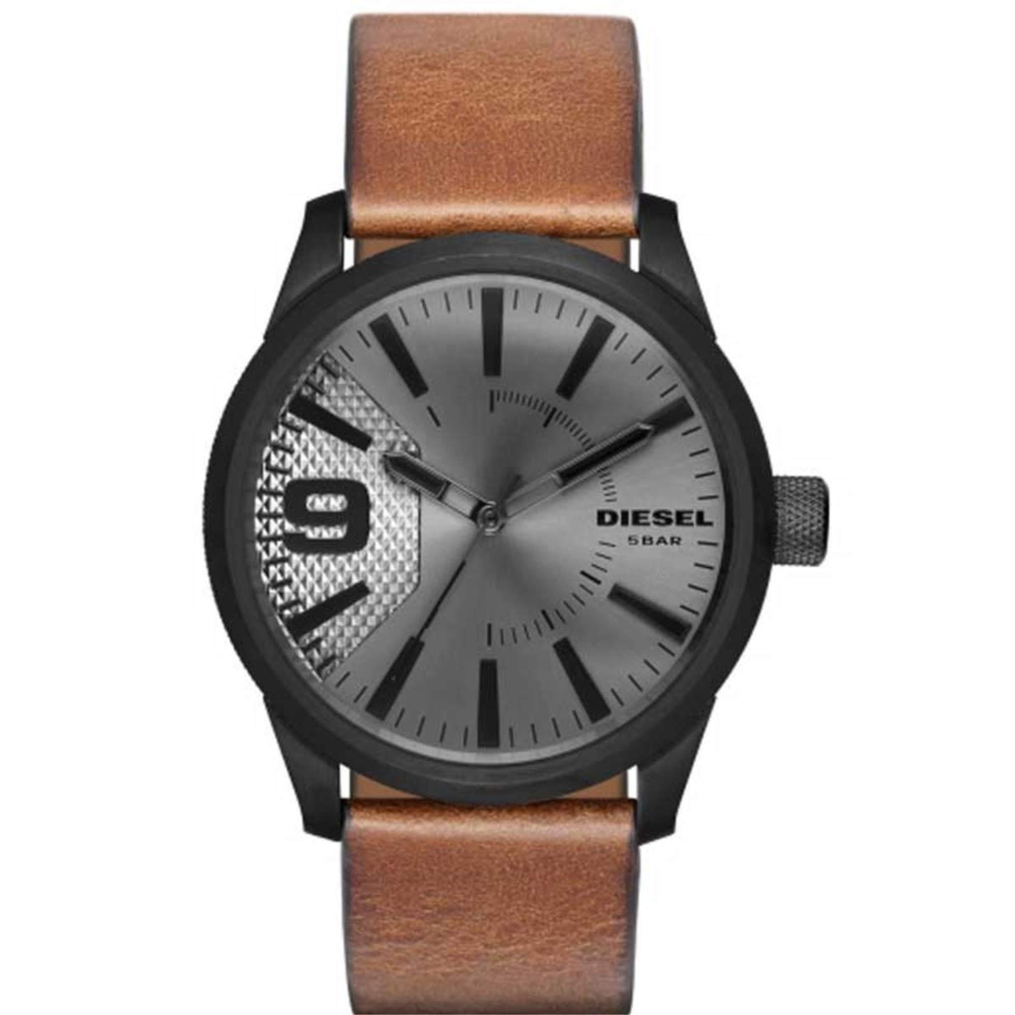 Diesel RASP Men's Watch - Quartz Movement, Silicone/Stainless Steel/Leather Strap Options - Stylish Casual & Dress Watch for Everyday Wear, Work & Special Occasions