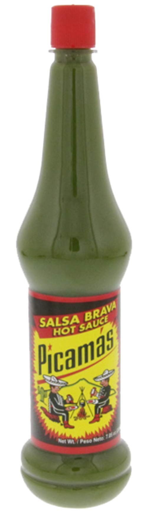 Picamas Green Hot Sauce 7.05 oz - Spicy Mexican Salsa Verde - Authentic Flavor for Tacos, Nachos & Mexican Dishes - Pack of 1