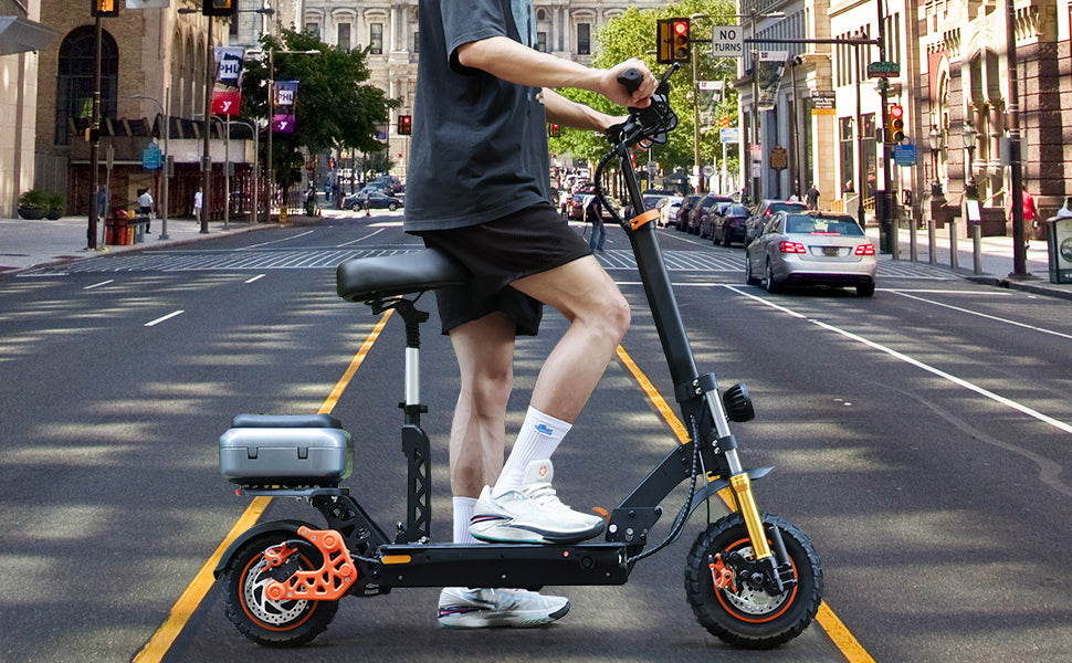 1000W 20Ah High-Power Electric Scooter for Adults - Large LCD Display Screen - Perfect for Commuting, Urban Travel & Outdoor Adventures
