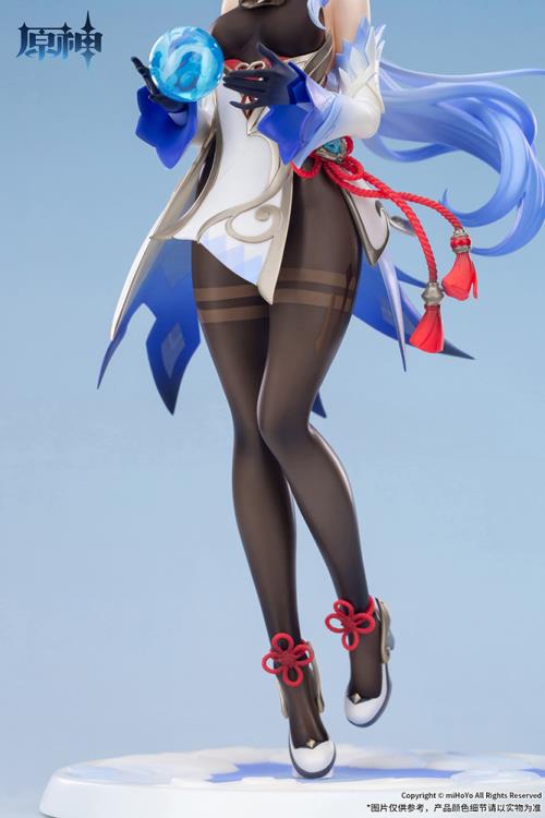 Apex Innovation 1/7 Scale Genshin Impact Ganyu Frostdew Trail Ver. Anime Figure Statue - Perfect for Collectors, Gaming Room Decor, and Cosplay Inspiration