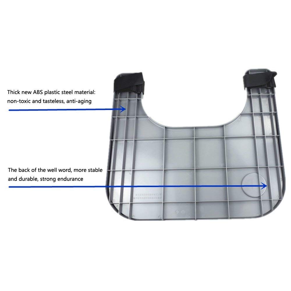 Universal Wheelchair Lap Tray with Cup Holder - Adjustable 52-58cm (16-20 Inch) Fits Manual & Electric Wheelchairs - Portable Medical Table for Adults & Kids - Perfect for Meals, Reading, and Laptop Use