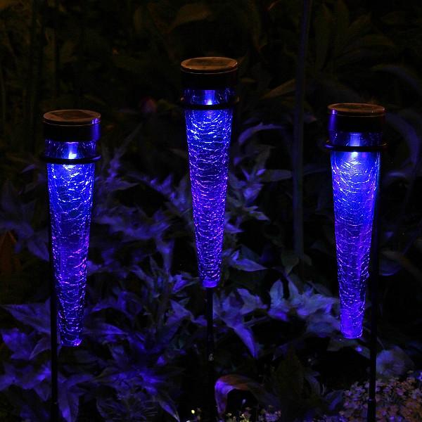 Solar-Powered Garden Lights with Stakes - Outdoor Decorative Pathway & Lawn Lighting for Patio, Yard, and Landscape Decor