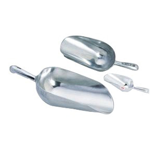 Premium 58 oz Cast Aluminum Scoop - Heavy Duty Kitchen Utensil for Baking, Cooking & Serving - Ideal for Flour, Sugar, Rice & Bulk Food Storage - Commercial & Home Use