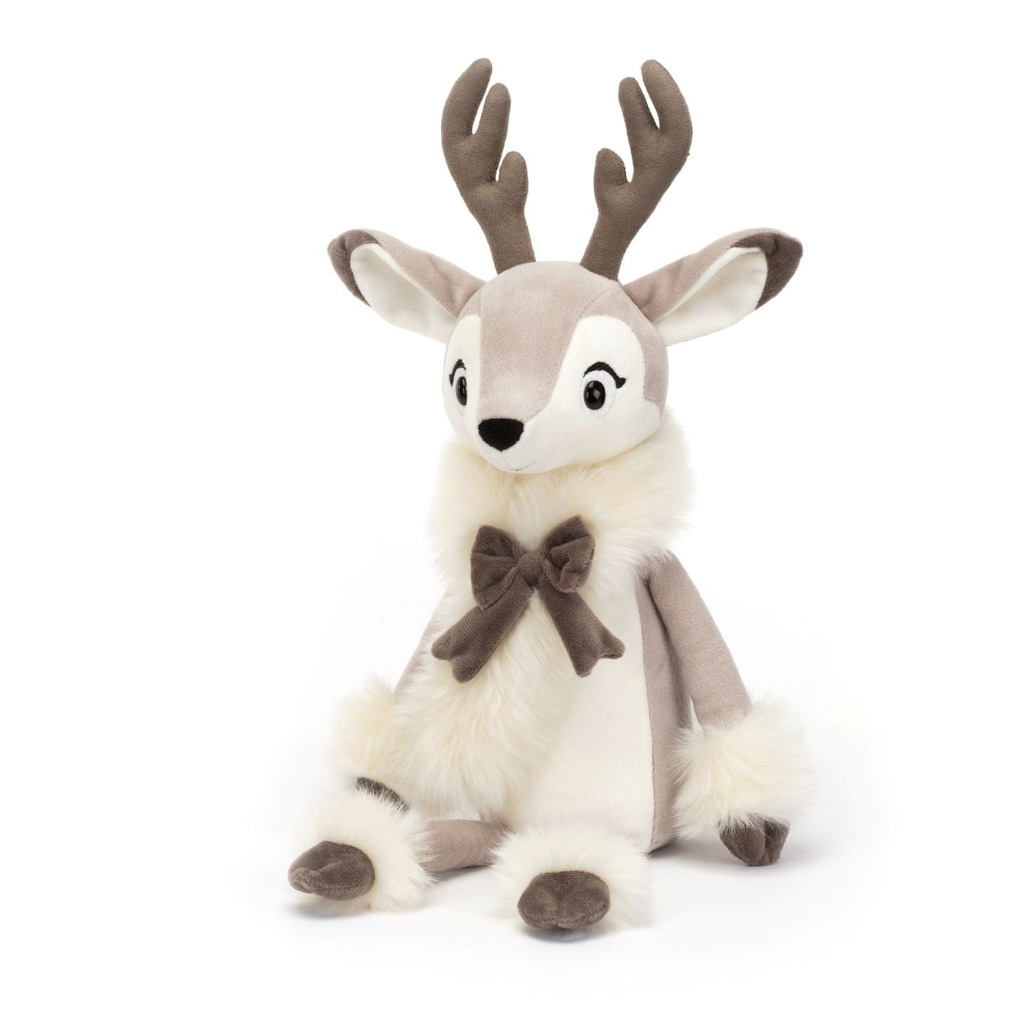 Joy Reindeer Christmas Decorations - Festive Holiday Home & Office Decor for Xmas Tree, Mantel, and Party Decorating