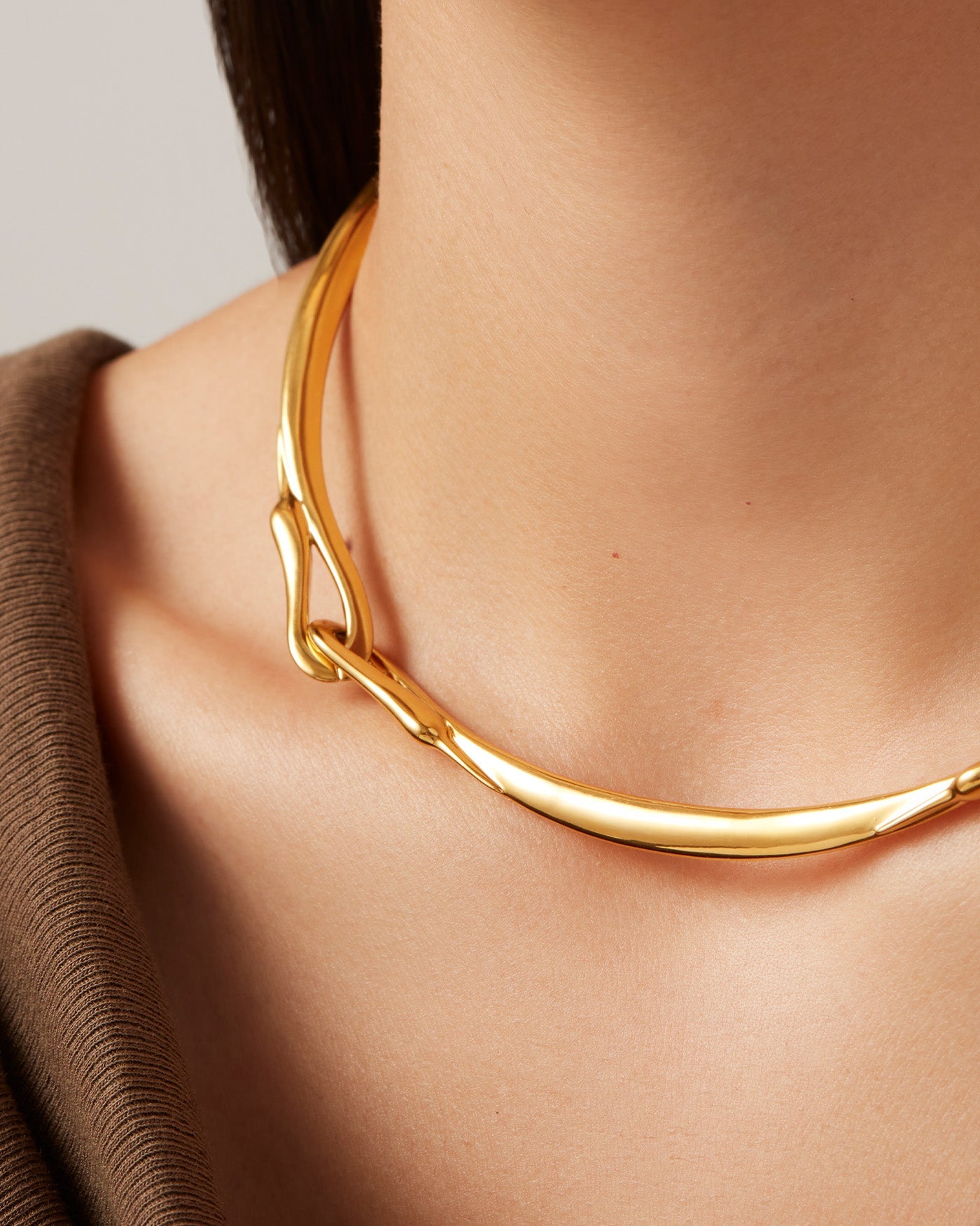 Lisieux Gold Dog Collar - Stylish & Durable Pet Collar for Small & Medium Dogs - Perfect for Walks, Training & Everyday Use