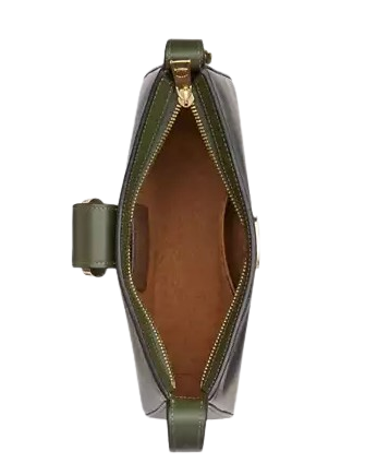 Coach Eliza Camo Print Zipper Shoulder Bag for Women - Stylish Crossbody Purse for Work, Travel & Everyday Use