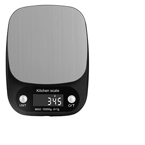 CompreDH 10KG/1G Precision Digital Kitchen Scale for Cooking, Baking & Dieting - Accurate Food Weight Balance for Meal Prep, Portion Control & Postage