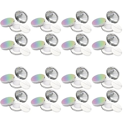 FRCOLOR 16 PCS Empty Makeup Powder Containers - DIY Loose Powder Case, Compact Box & Sponge Holder for Professional Makeup Organization | Perfect for Travel, Salon & Home Beauty Storage