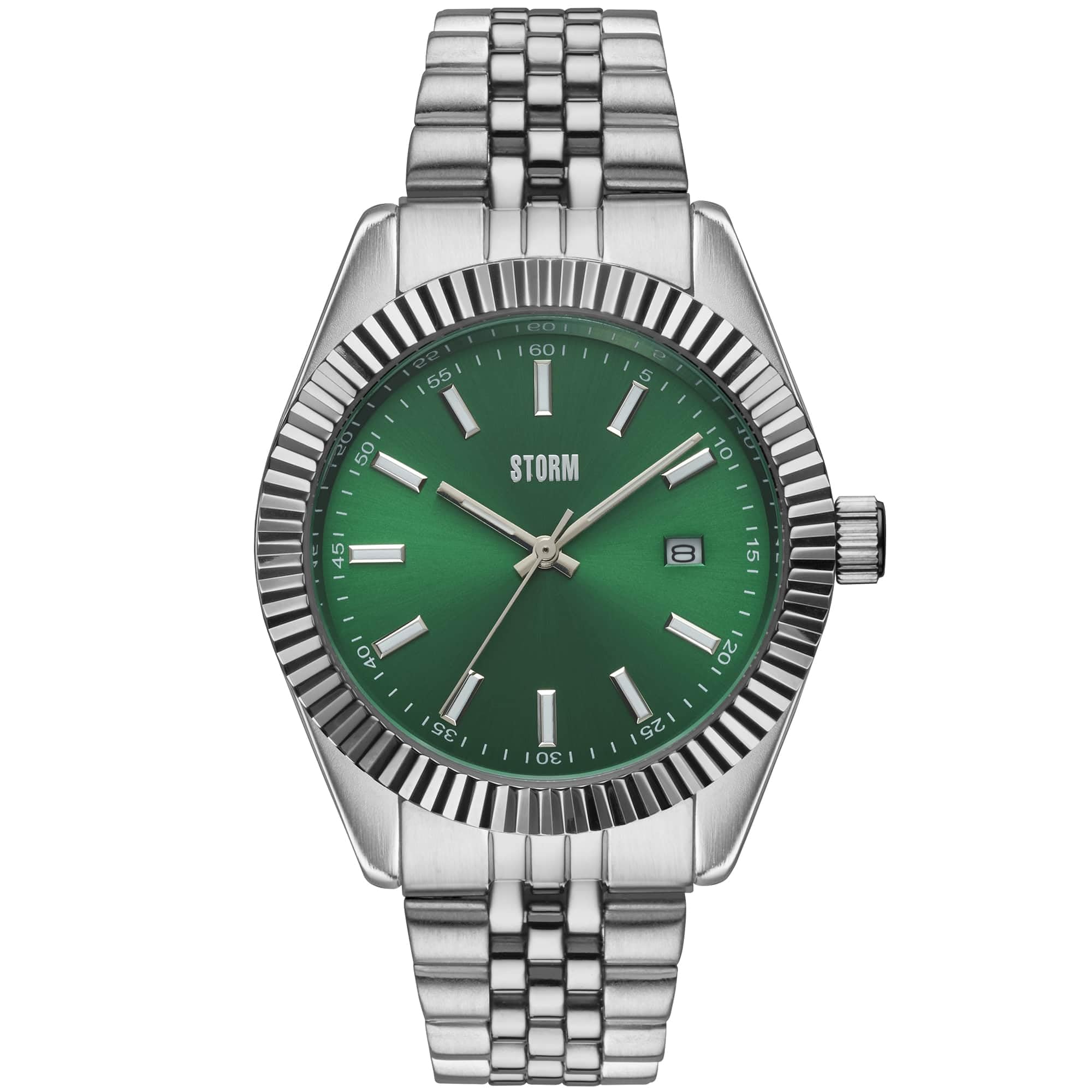 STORM ROXTON Green Men's Watch - Luminous, Date, Stainless Steel for Outdoor Adventures