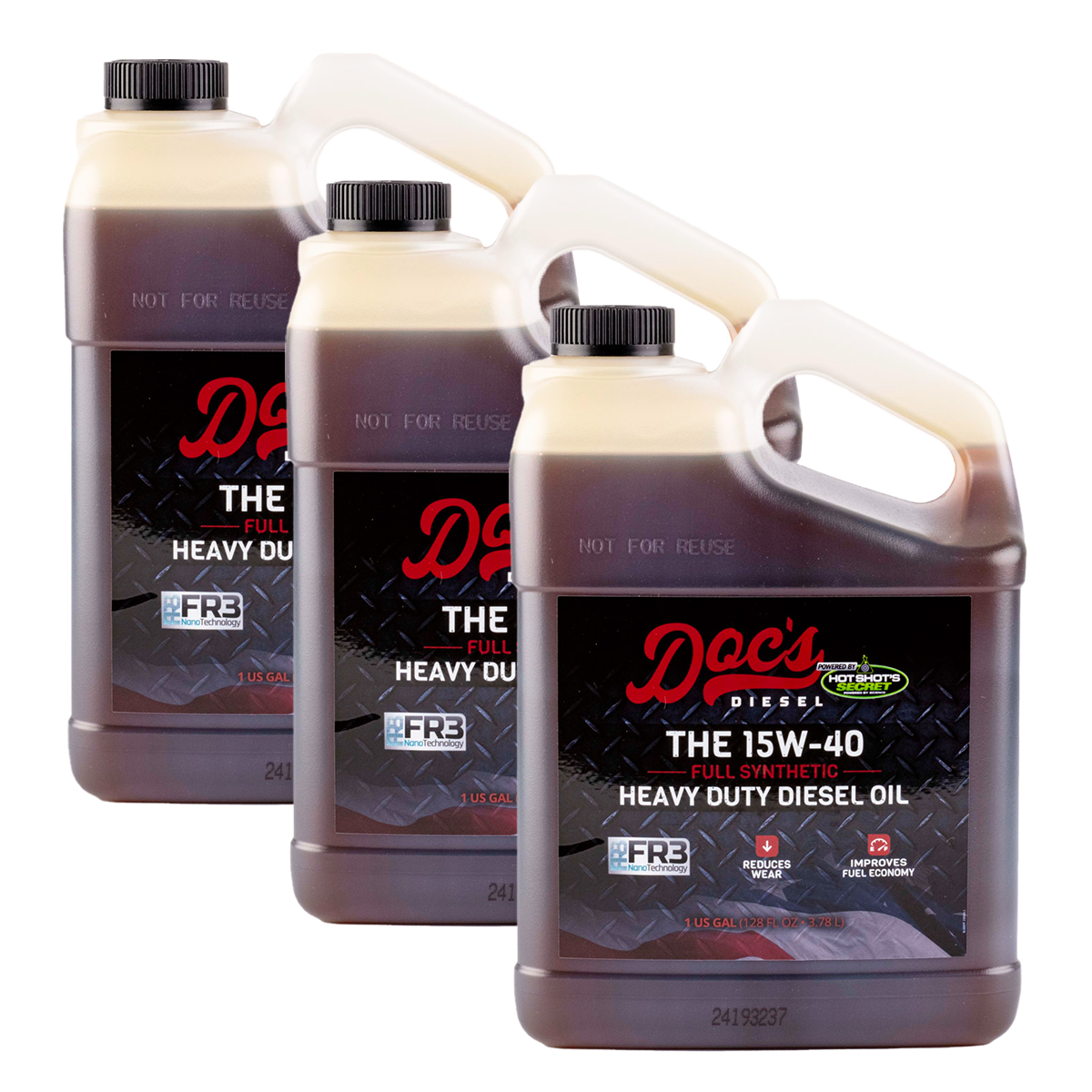Doc's Diesel Dodge RAM 6.7L/5.9L Cummins 15W-40 Full Synthetic Engine Oil Change Kit (1989-2024) - Complete Oil Filter & Lubricant Set for Heavy Duty Trucks, Towing & Off-Road Performance