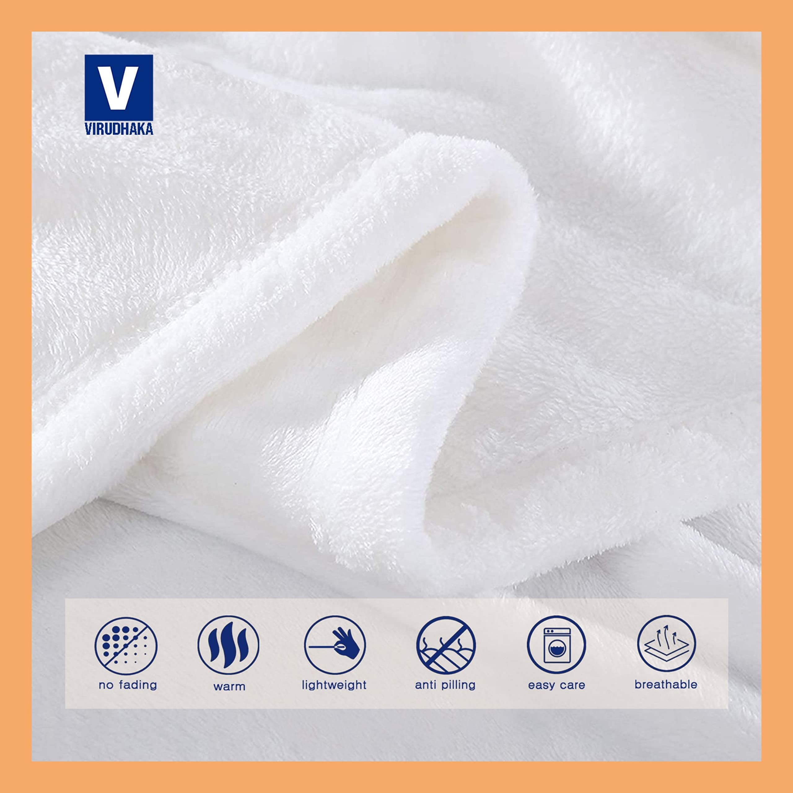 Premium Soft Flannel Fleece Blanket - Lightweight & Cozy All-Season Throw - King Size 90