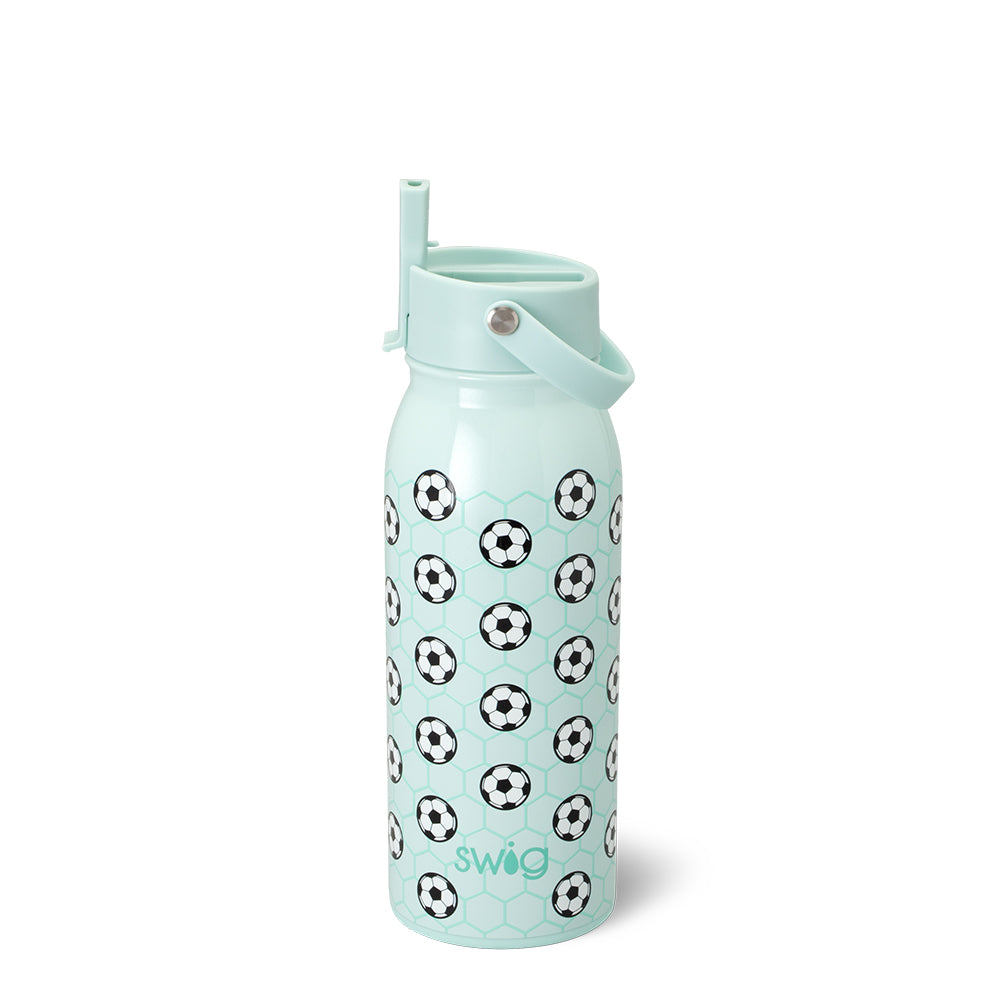 Side Kick Flip + Sip 36oz Insulated Water Bottle - Leakproof Stainless Steel Tumbler for Gym, Hiking & Travel - BPA Free with Flip Straw Lid