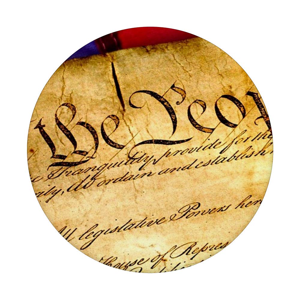Authentic United States Constitution & American Flag Set - Patriotic USA Gift for History Enthusiasts & Home Decor