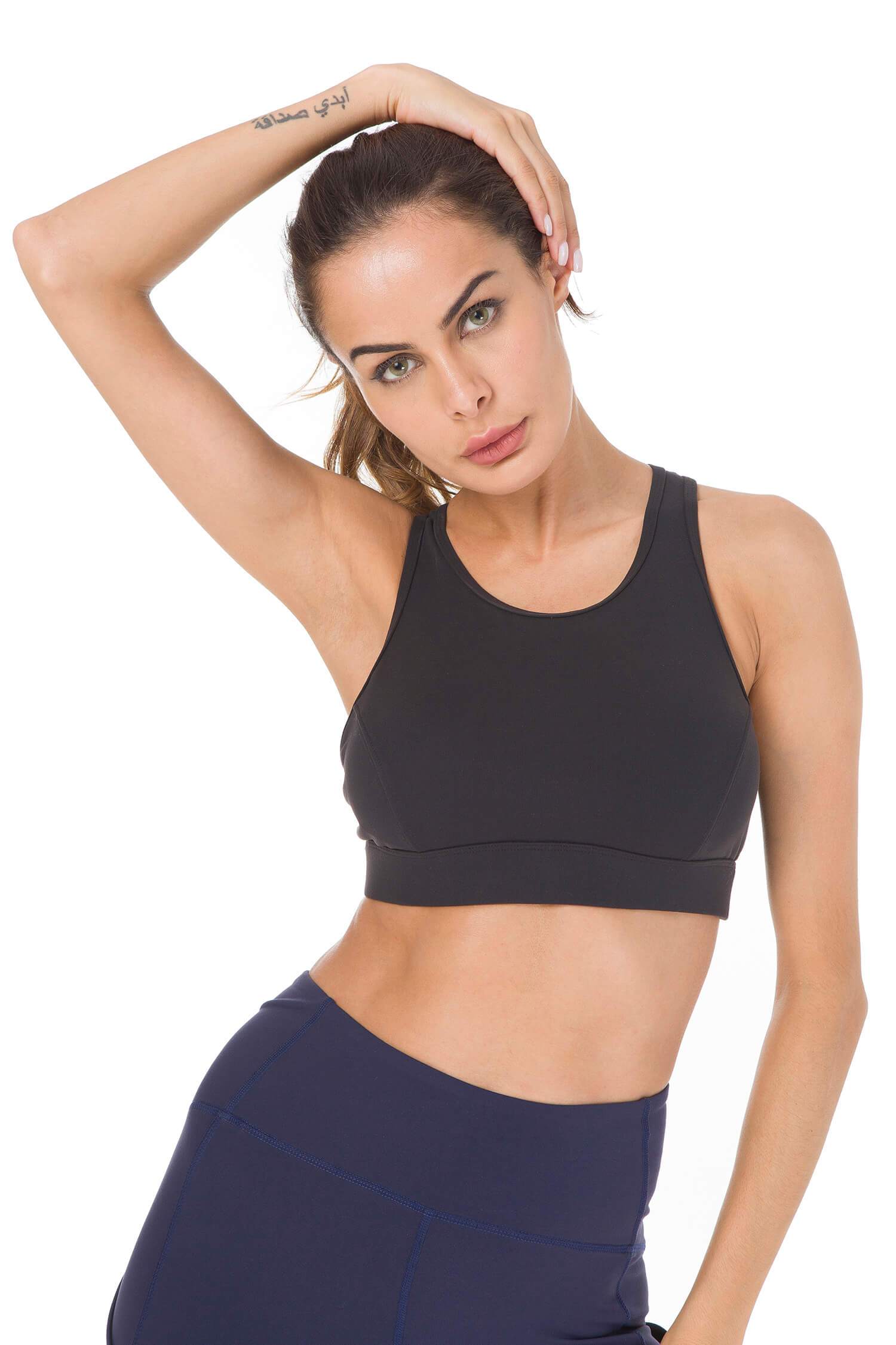 Medium Support Sports Bra 70927 - Comfortable & Breathable Workout Bra for Running, Yoga & Gym - Women's Activewear for High-Impact Exercise