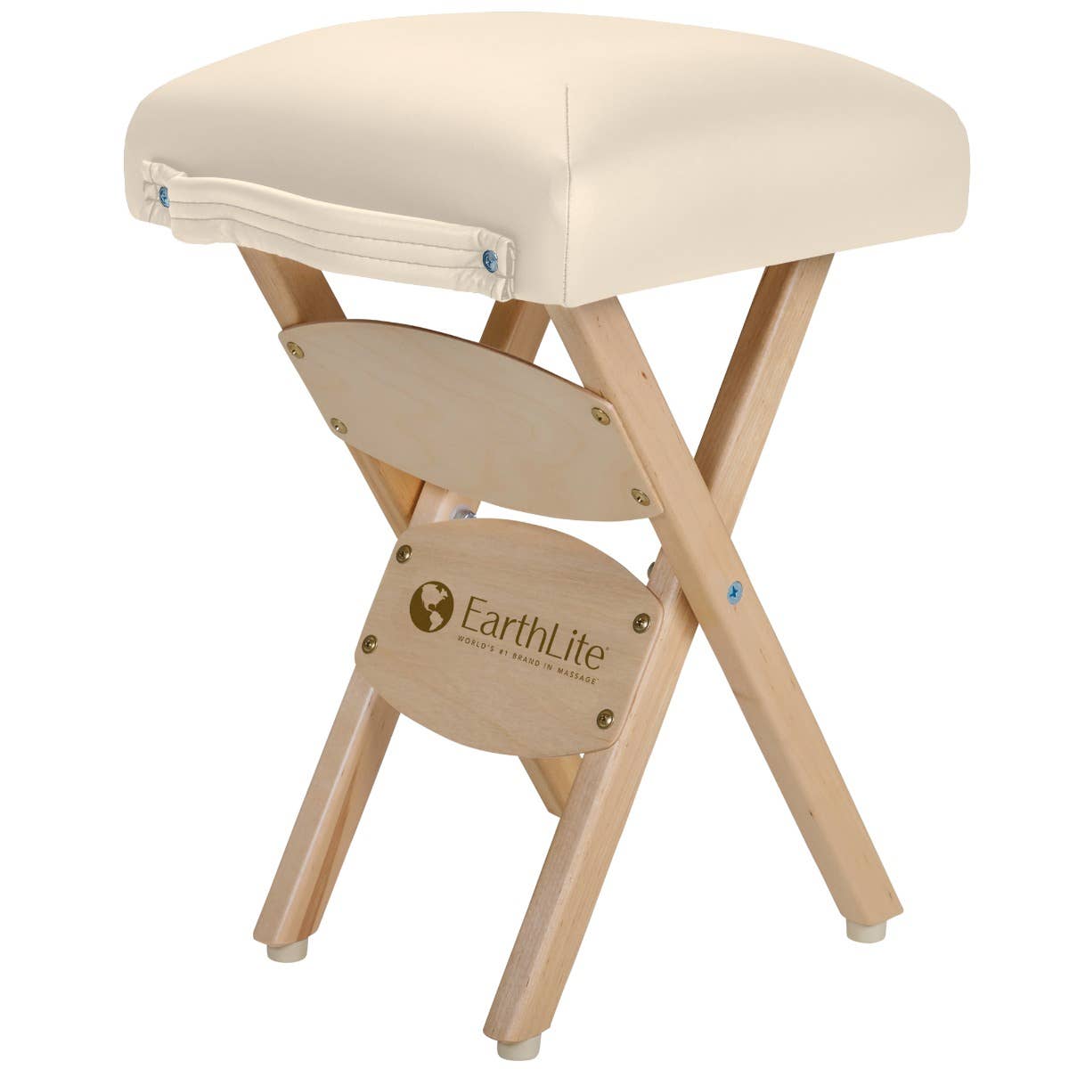 Portable Folding Massage & Tattoo Stool - Adjustable Height Beauty Salon Chair for Tattoo Artists, Massage Therapists & Home Spa Use