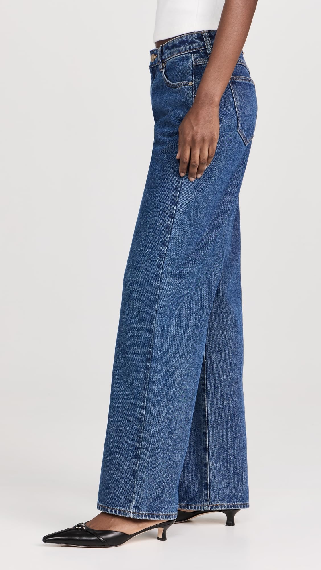 Women's 95 Baggy Bella Jeans - High Waist Distressed Denim Pants for Casual Wear & Street Style Outfits