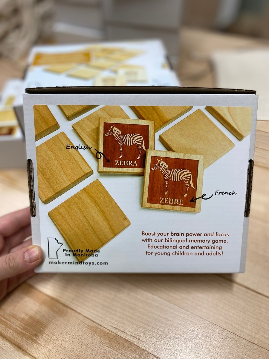 Maker Mind Toys Memory Game - Fun Educational Matching Card Game for Kids & Adults - Perfect for Family Game Night, Classroom Learning & Cognitive Development