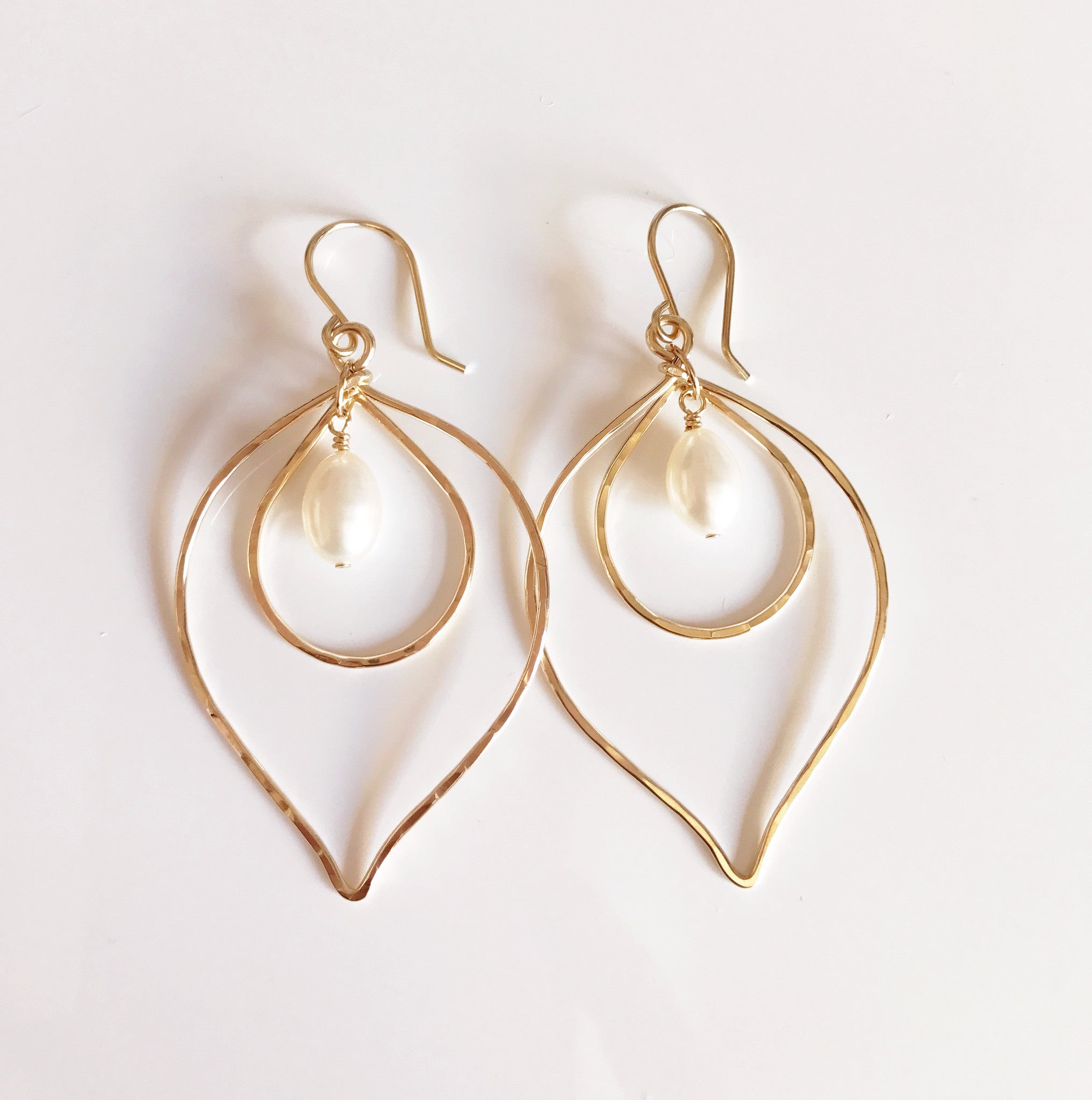 Elegant White Pearl Earrings for Women - Classic Kina Style (E344) | Perfect for Weddings, Parties & Everyday Wear