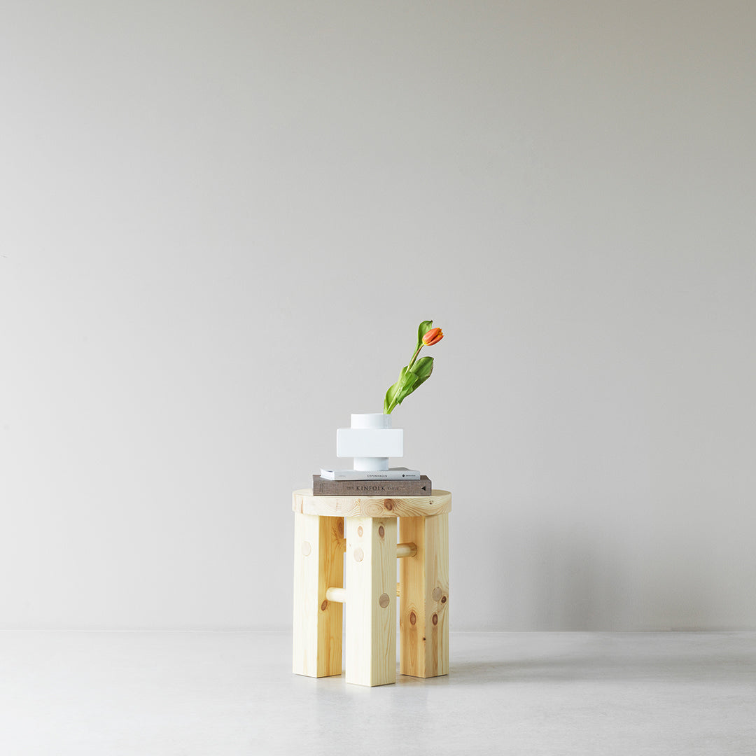 Modern Scandinavian FYR Stool by Normann Copenhagen - Minimalist Bar Stool for Kitchen, Dining Room & Lounge Decor