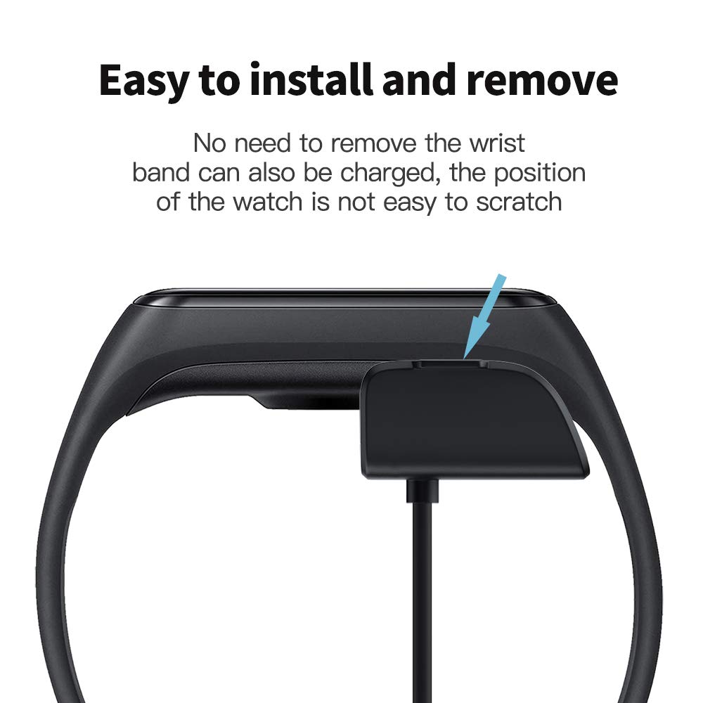 AWINNER Replacement USB Charger Cable for Samsung Galaxy Fit 2 (SM-R220) - Fast Charging Dock & Adapter Cord for Galaxy Fit 2 Smart Watch - Perfect for Home, Office & Travel Use